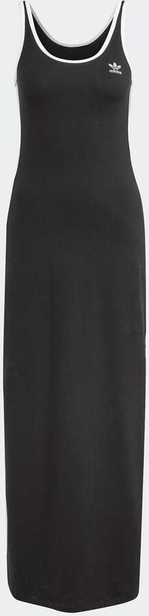 Adidas Originals Adicolor 3-Stripes Maxi Tank Jurk Zwart- Dames Zwart - Foto 9
