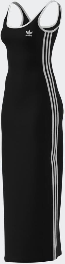 Adidas Originals Adicolor 3-Stripes Maxi Tank Jurk Zwart- Dames Zwart - Foto 8