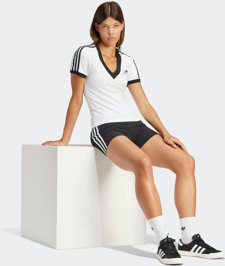 Adidas Adicolor 3-Stripes 1 4 Legging Black- Dames Black - Foto 6