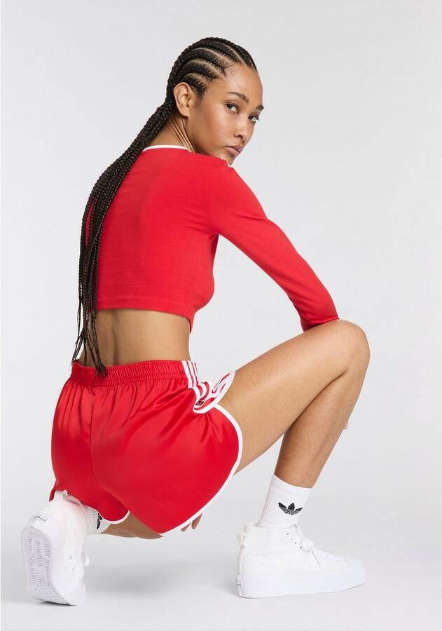 Adidas Originals 3-Streifen Sprinter Short Women Sport shorts rood Maat S Kleding - Foto 4