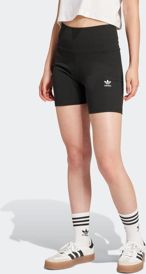 Adidas Originals Short ESS RIB SHORTS Stretch shorts in riblook (1-delig) - Foto 4