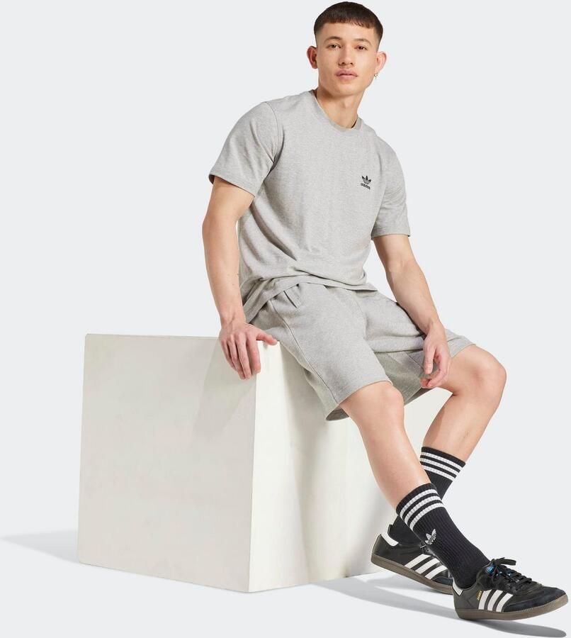 Adidas Originals Short ESS SHO Essentiële sweat shorts met logo van zacht french terry materiaal (1-delig) - Foto 6