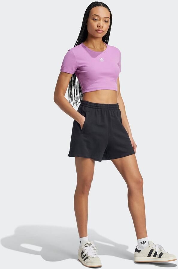 Adidas Originals Essentials French Terry Short Zwart- Dames Zwart - Foto 9