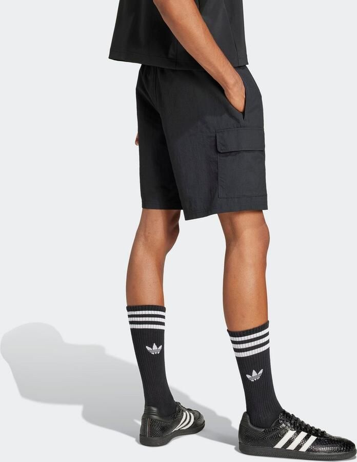 Adidas Originals Essential Woven Shorts Zwart- Heren Zwart - Foto 4