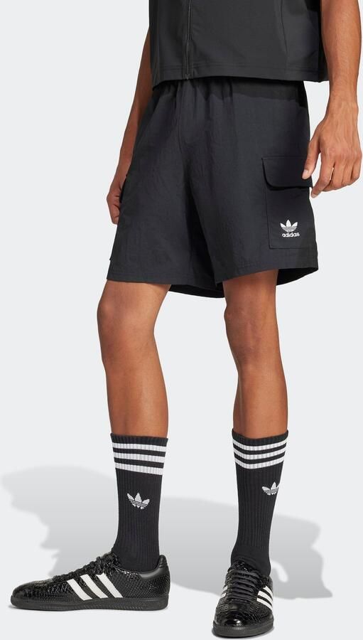 Adidas Originals Essential Woven Shorts Zwart- Heren Zwart - Foto 6