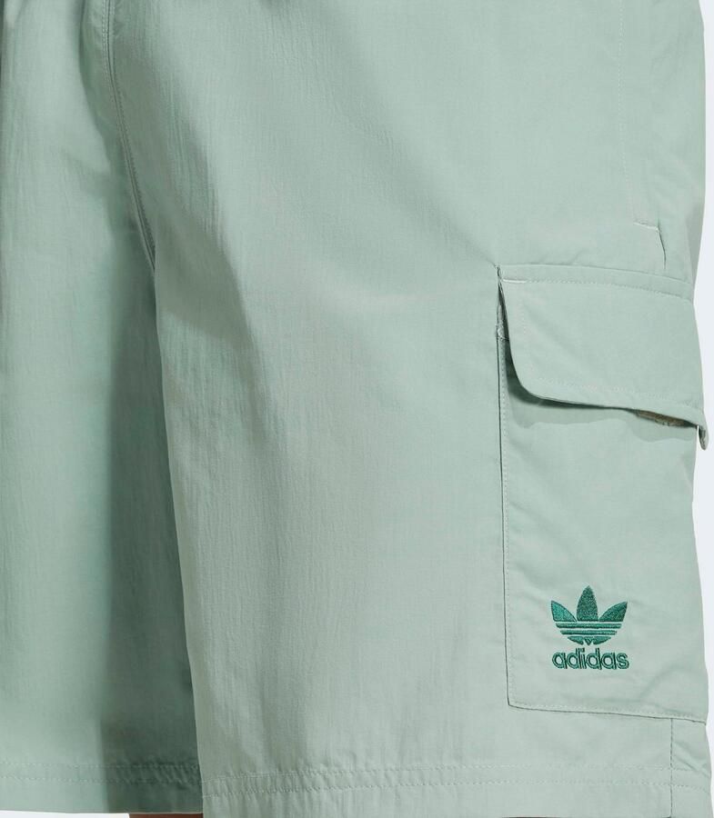 Adidas Trefoil Essentials Woven Cargoshort Groen- Heren Groen