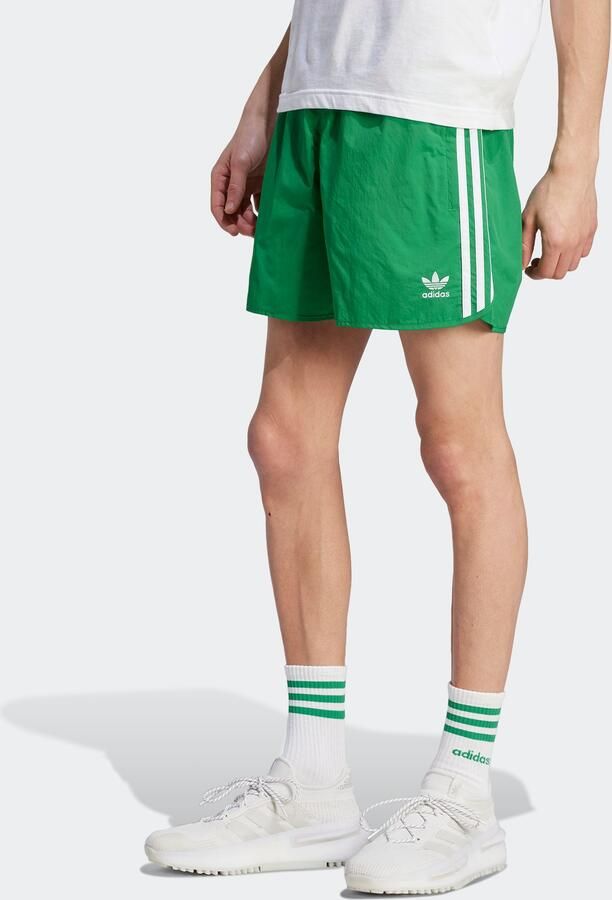 Adidas Originals Groene strandkleding shorts Sprinter stijl Green Heren - Foto 4