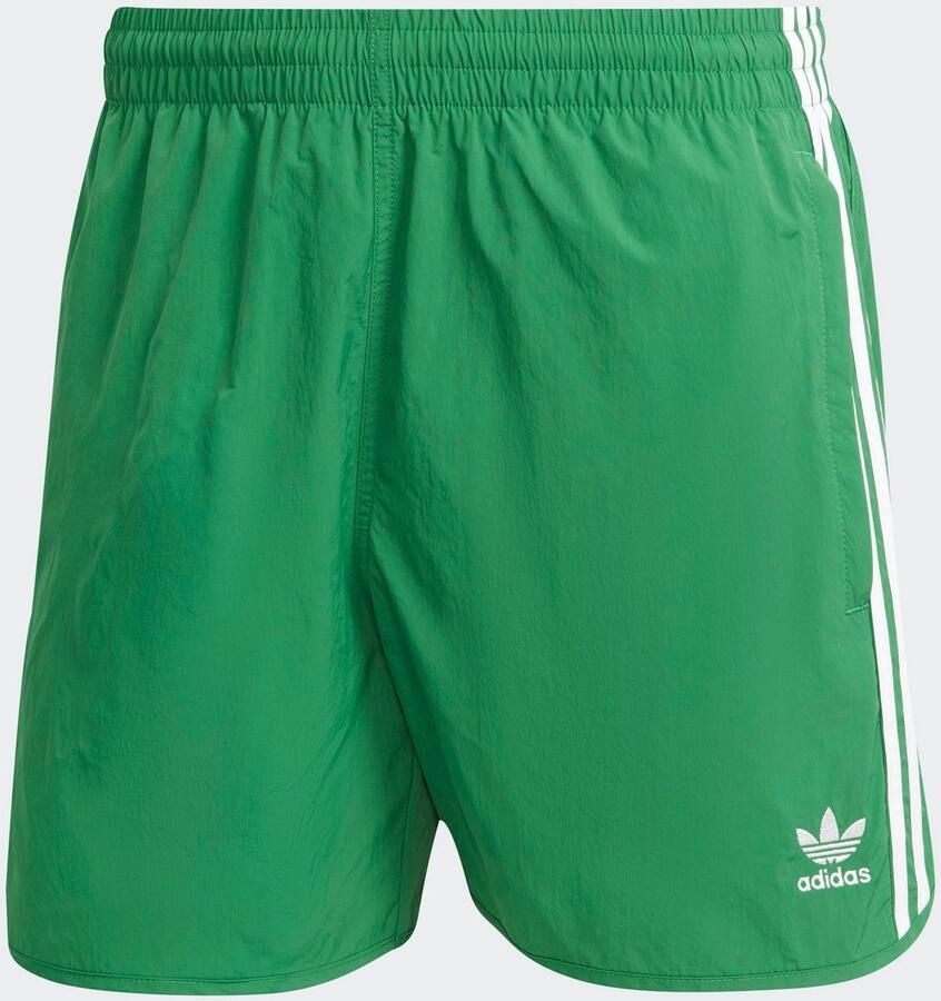 Adidas Originals Groene strandkleding shorts Sprinter stijl Green Heren