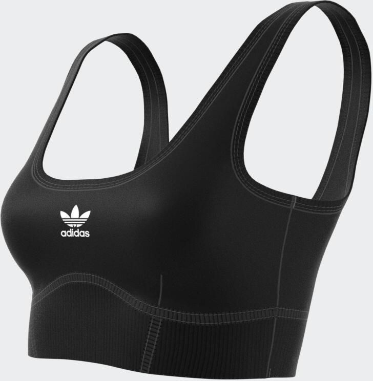 Adidas Originals Trefoil Bra Women Tops zwart Maat XS Kleding - Foto 4