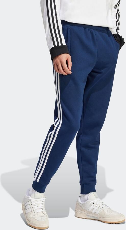 Adidas Originals 3-Stripes Fleece Joggers Blauw- Heren Blauw - Foto 6
