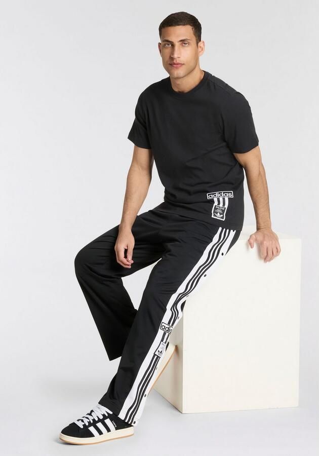 Adidas Originals Regular fit trainingsbroek met drukknoopsluiting model 'ADIBREAK' - Foto 3