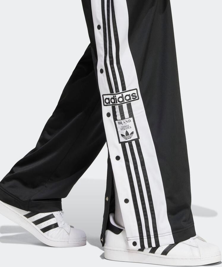 Adidas Originals Regular fit trainingsbroek met drukknoopsluiting model 'ADIBREAK'
