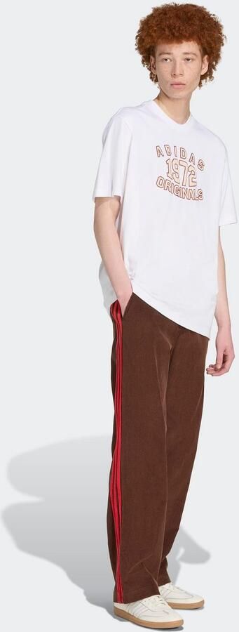 Adidas Originals Straight fit corduroy broek met galonstrepen - Foto 4