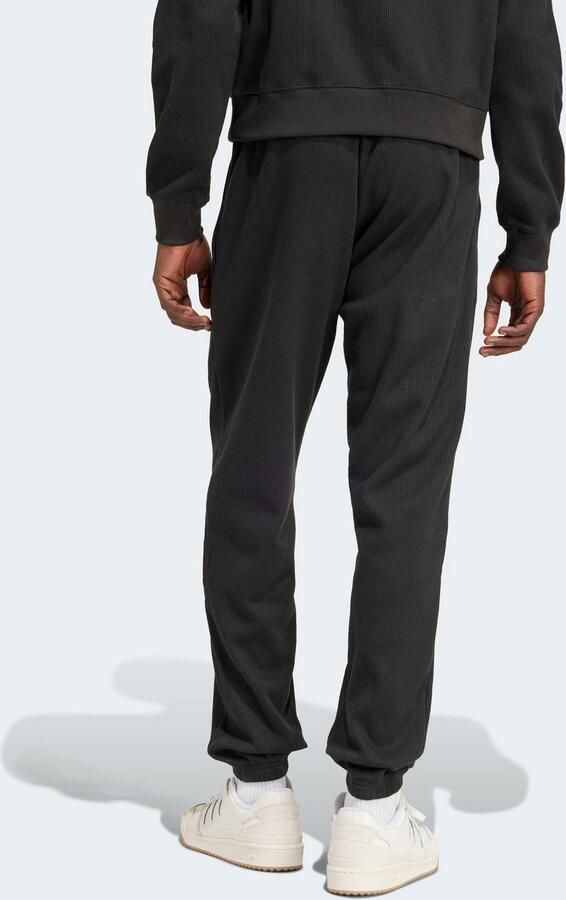 Adidas Originals Zwarte Sportieve Wafel Essentials Broek Black Heren - Foto 8