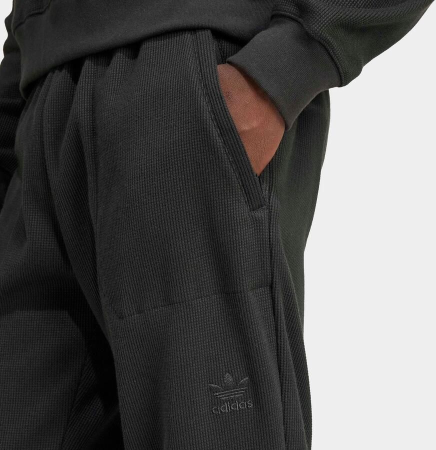 Adidas Originals Zwarte Sportieve Wafel Essentials Broek Black Heren - Foto 2