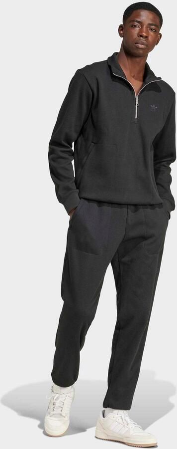 Adidas Originals Zwarte Sportieve Wafel Essentials Broek Black Heren - Foto 5