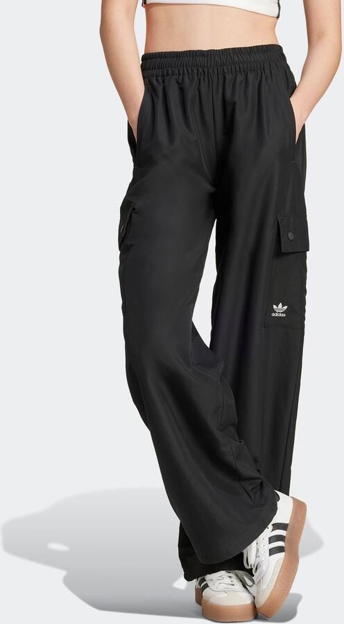 Adidas Originals Cargo Geweven Zwarte Broek Essentials Black Dames - Foto 10