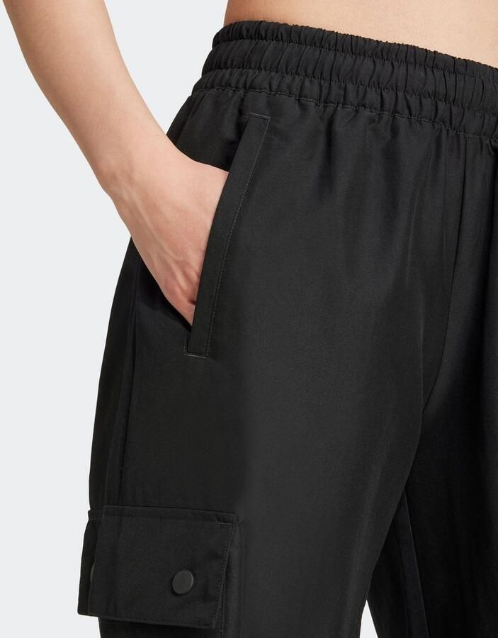 Adidas Originals Cargo Geweven Zwarte Broek Essentials Black Dames - Foto 2