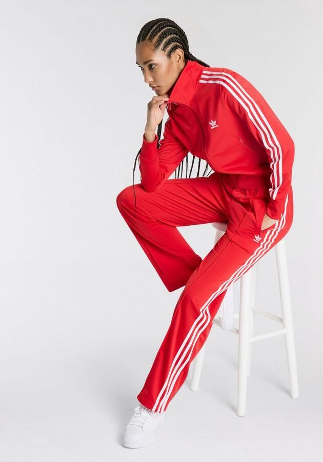 Adidas Originals adicolor Firebird Trainingsjacke women Trainingspakken rood Maat XS Kleding
