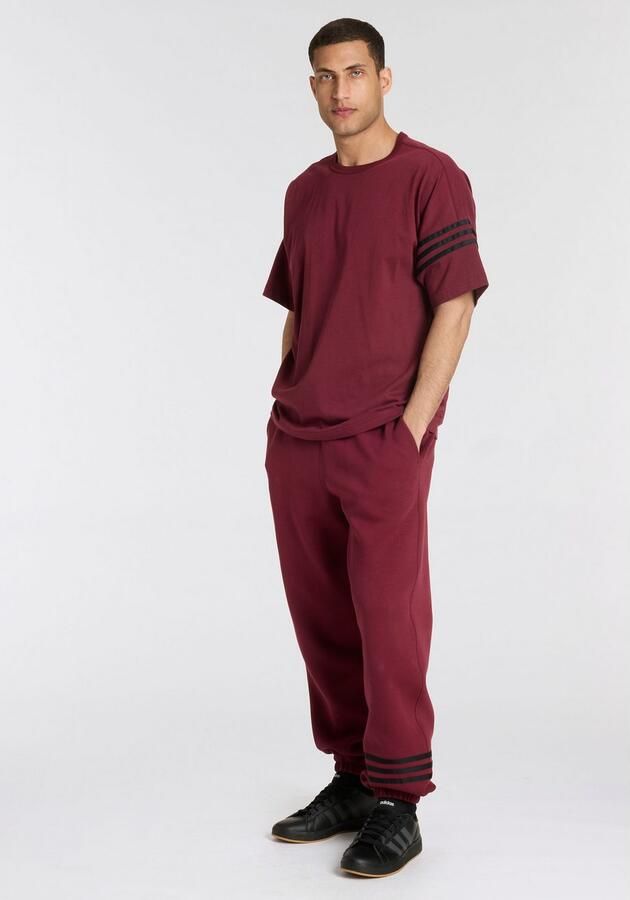 Adidas Originals T-shirt met geribde ronde hals - Foto 4