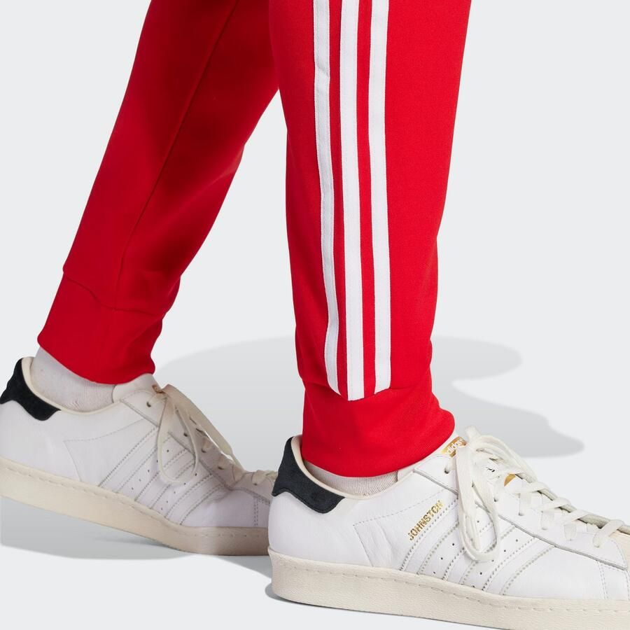 Adidas Originals Adicolor Superstar Jogging Broek Trainingsbroeken Heren better scarlet white maat: S beschikbare maaten:S M L XL XXL