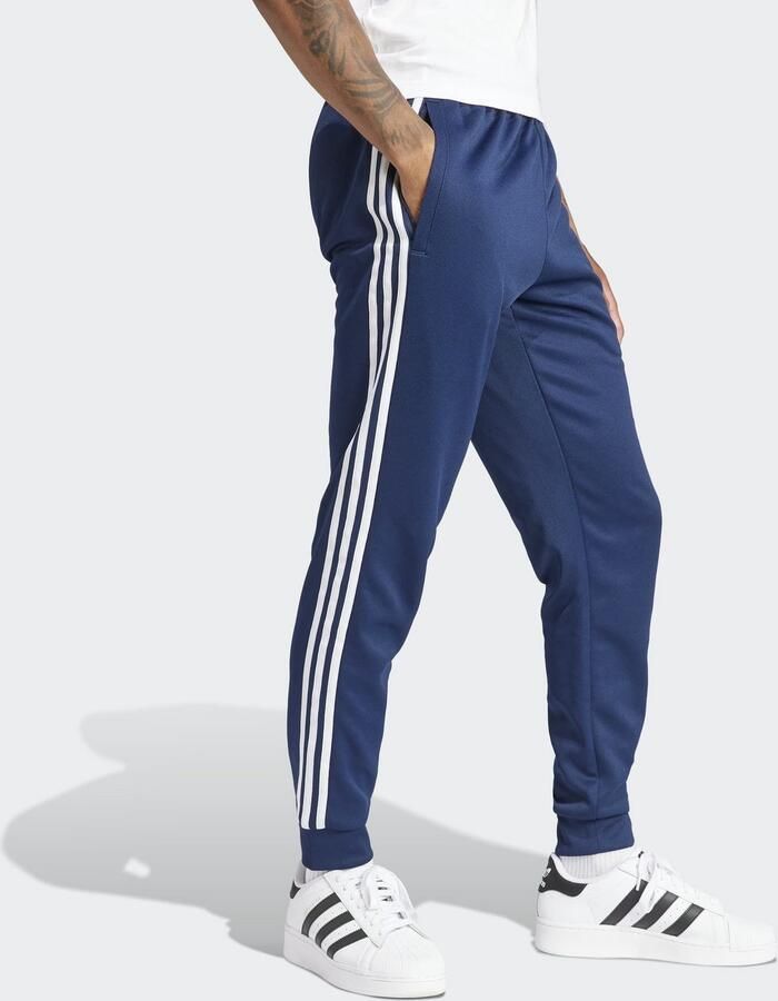 Adidas Originals Adicolor Superstar Jogging Broek Trainingsbroeken Heren night indigo maat: L beschikbare maaten:S M L XL XXL - Foto 3