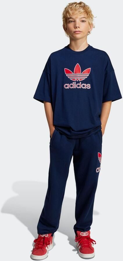 Adidas Originals Kinder-Sweatpants met Groot Logo Unisex Trainingsbroeken blauw Kleding - Foto 5