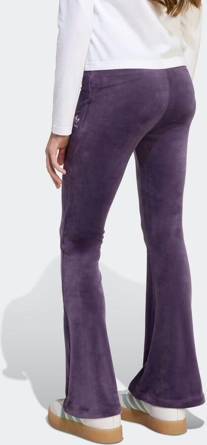 Adidas Originals Flared stoffen broek met elastische band - Foto 4