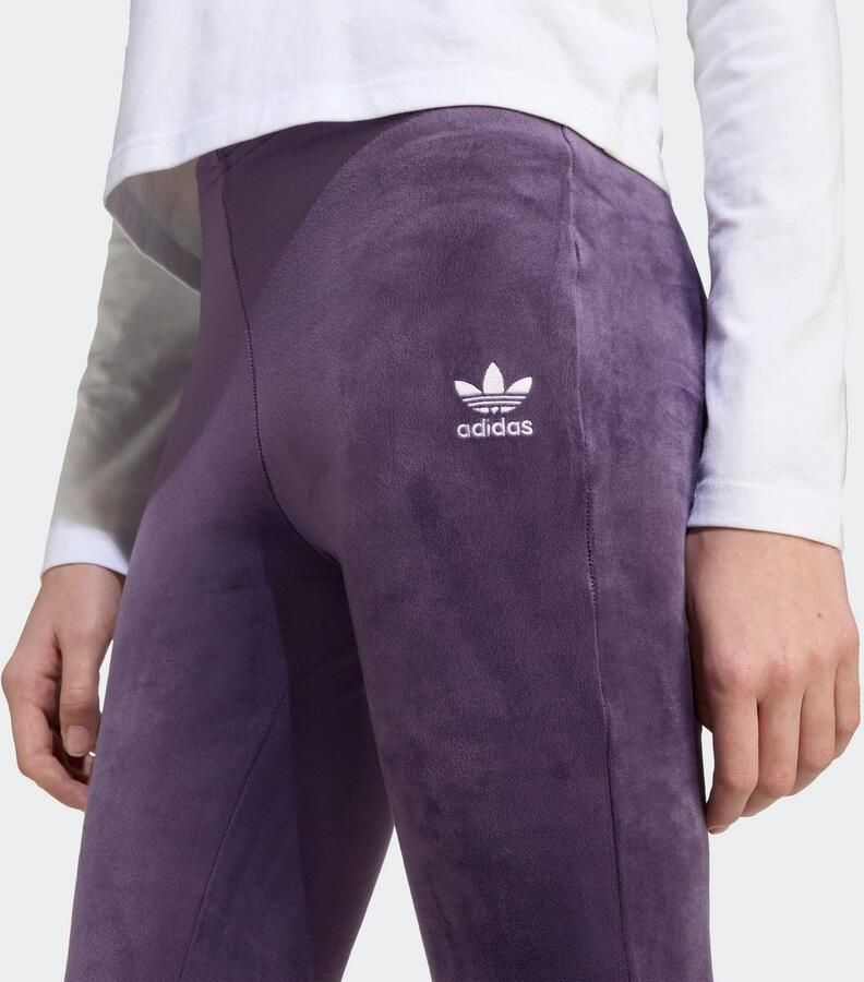 Adidas Originals Flared stoffen broek met elastische band - Foto 2