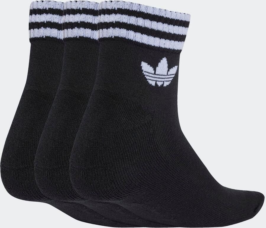 Adidas Originals 3 PACK 3S ANKLE S black black black Unisex Sokken zwart Maat 43-45 Kleding - Foto 4