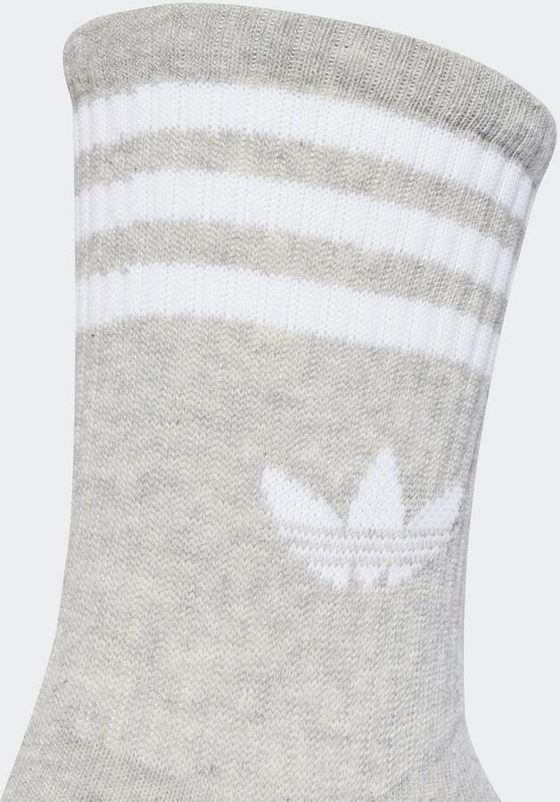 Adidas Originals adicolor Crew Sokken (3 Pack) Unisex grijs Maat 43-45 Kleding - Foto 5