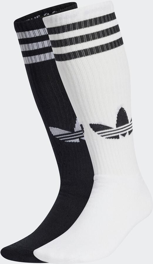 Adidas Originals Sportsokken KNEE SOCK 2PP Kniesokken met drie strepen 2-pack (2 paar) - Foto 3