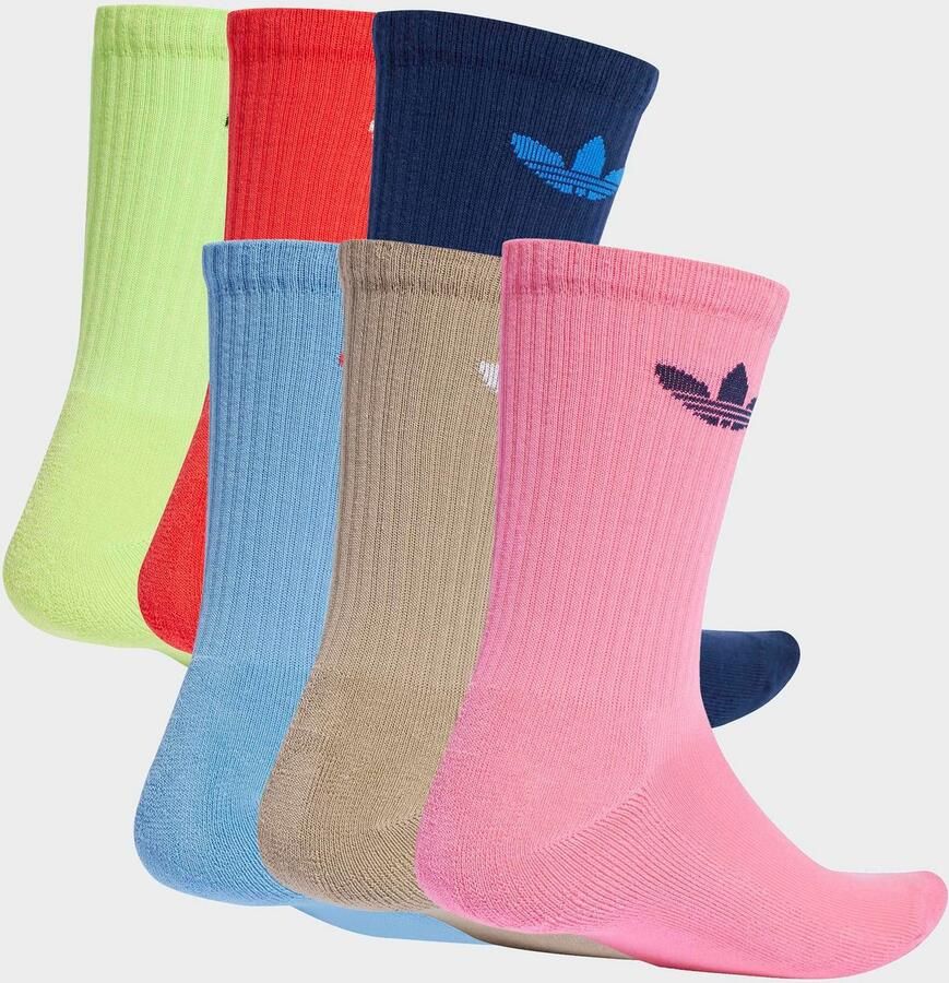Adidas Originals Sportsokken TR CREW S 6P 6-pack sokken met logo (6 paar)