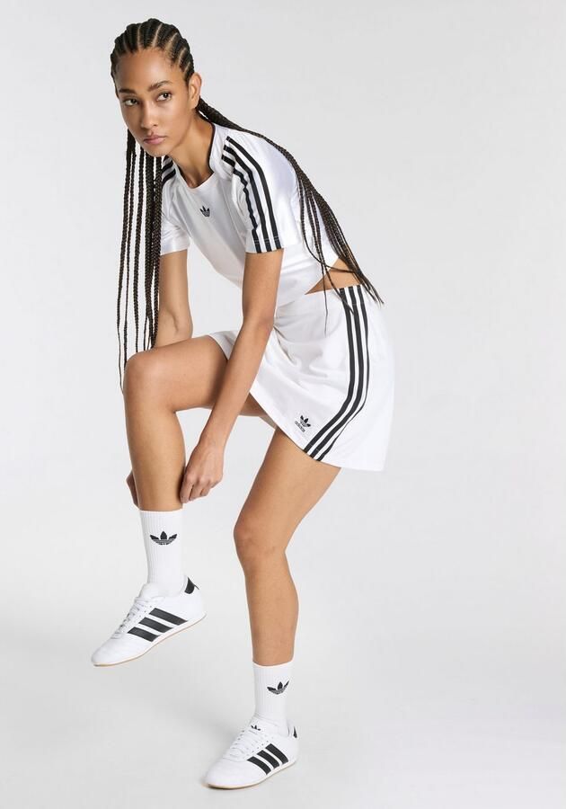 Adidas Originals adicolor Trefoil Crew Socks (3 Pack) Unisex Sokken wit Maat 43-45 Kleding - Foto 7