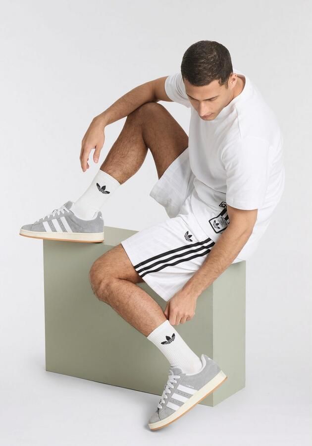 Adidas Originals adicolor Trefoil Crew Socks (3 Pack) Unisex Sokken wit Maat 43-45 Kleding - Foto 5