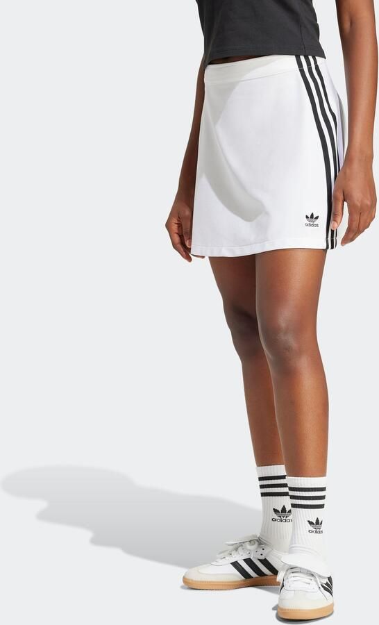 Adidas Originals 3-Stripes Mini Skirt Wit- Dames Wit - Foto 7