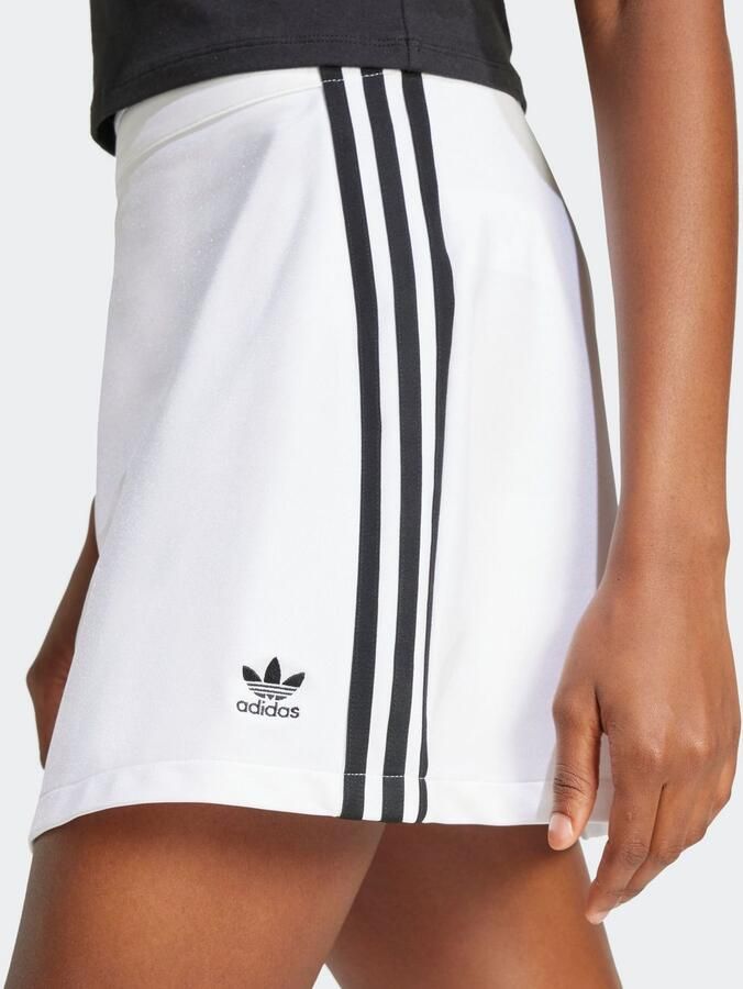 Adidas Originals 3-Stripes Mini Skirt Wit- Dames Wit - Foto 4
