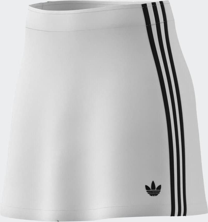Adidas Originals 3-Stripes Mini Skirt Wit- Dames Wit - Foto 3