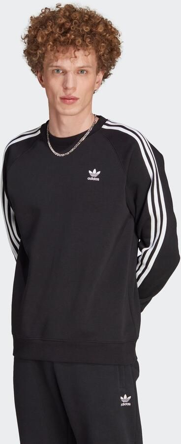Adidas Adicolor Classics 3-Stripes Sweater Zwart- Heren Zwart - Foto 9