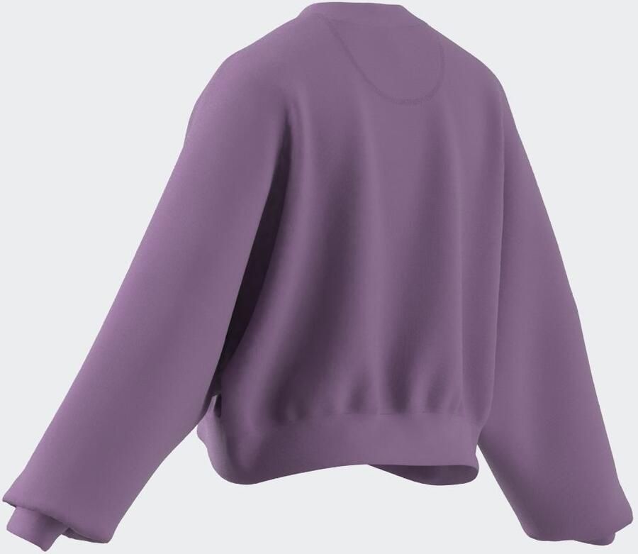 Adidas Originals Essentials Crew Fleece Sweater Purple Dames - Foto 4