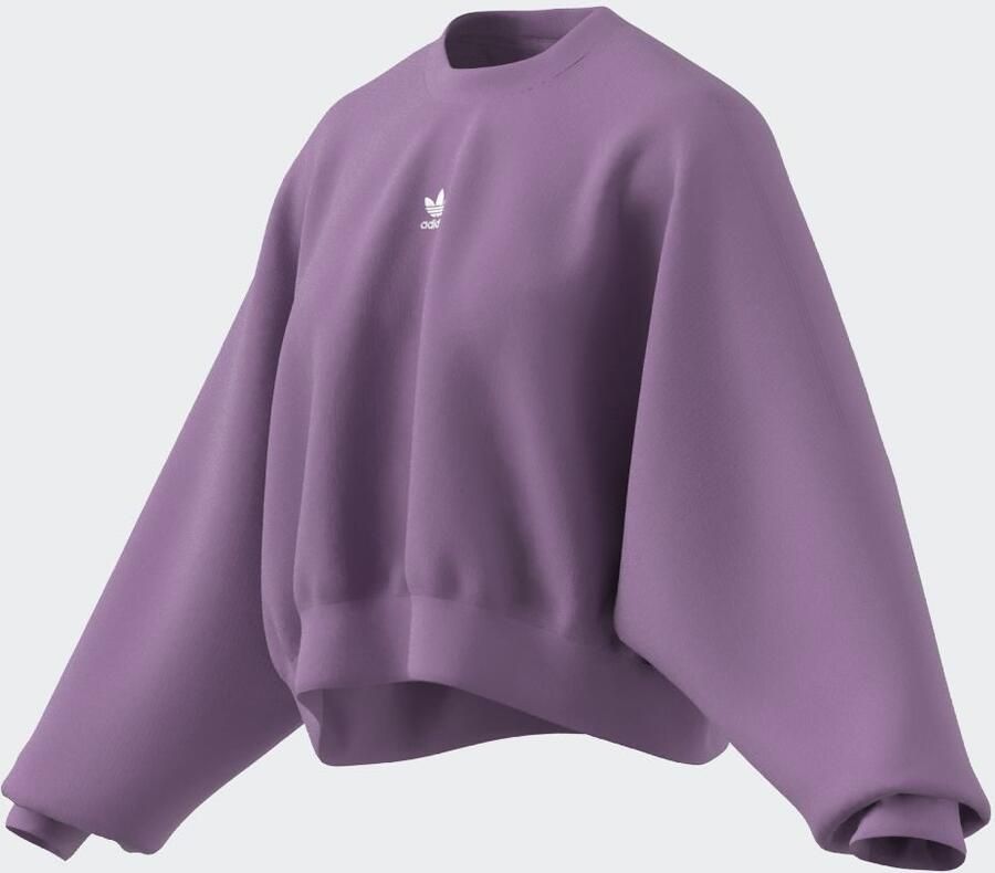 Adidas Originals Essentials Crew Fleece Sweater Purple Dames - Foto 3