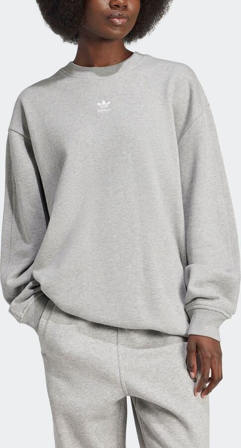 Adidas Originals Essentials Oversized French Terry Sweatshirt Grijs- Dames Grijs - Foto 10