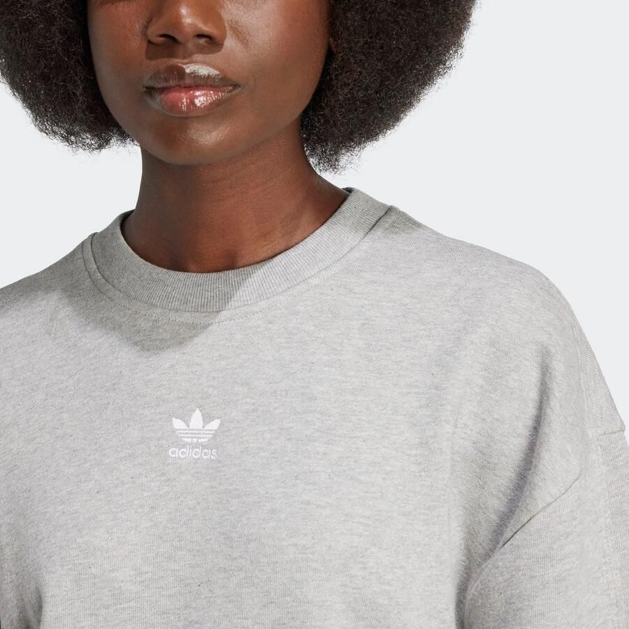 Adidas Originals Essentials Oversized French Terry Sweatshirt Grijs- Dames Grijs