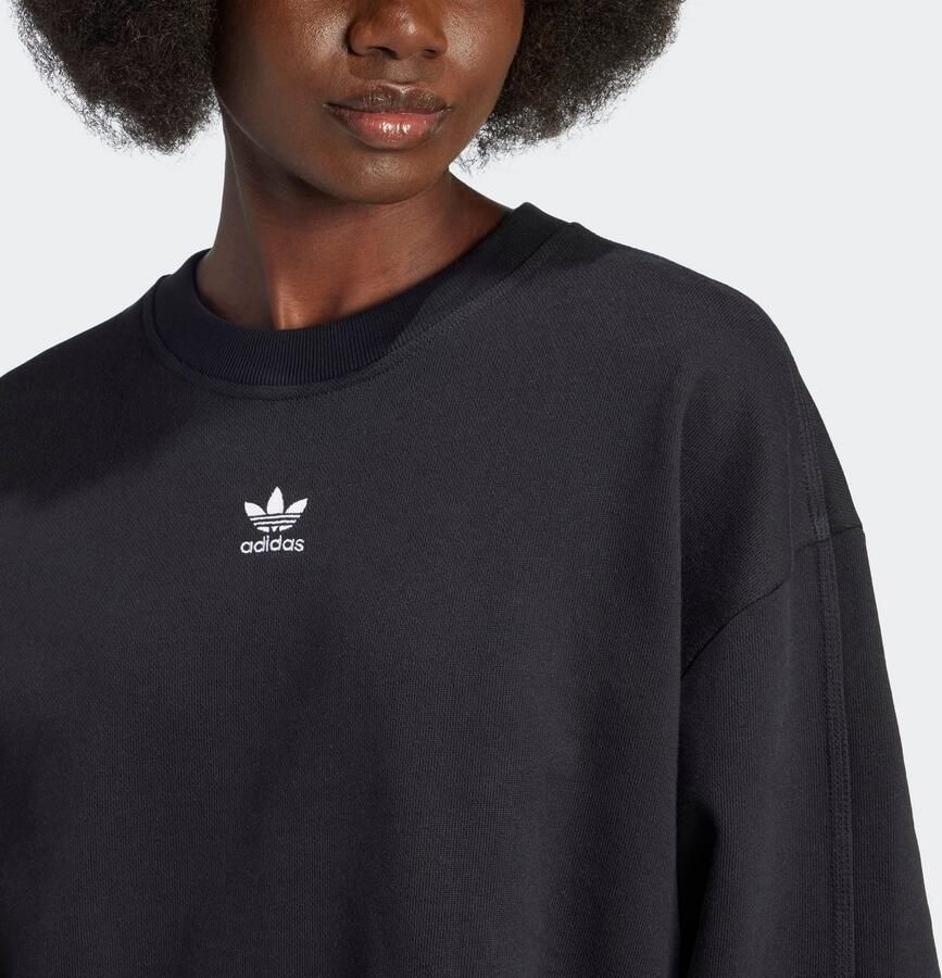 Adidas Originals Essentials Oversized French Terry Sweatshirt Zwart- Dames Zwart - Foto 2