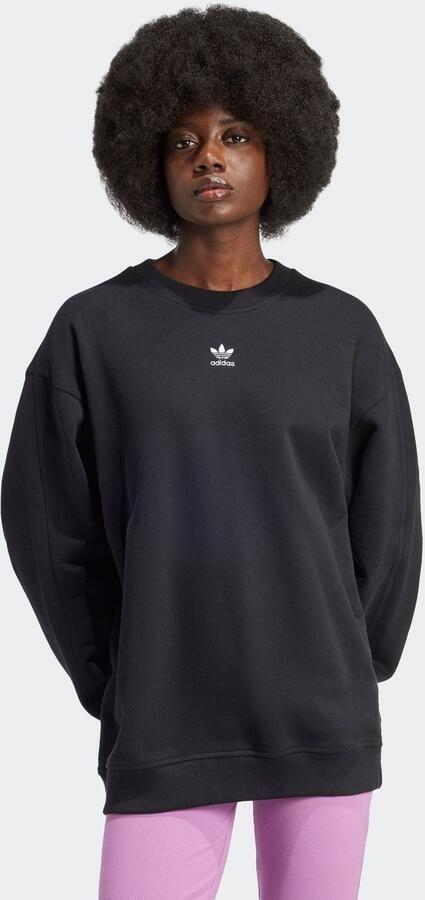 Adidas Originals Essentials Oversized French Terry Sweatshirt Zwart- Dames Zwart - Foto 5