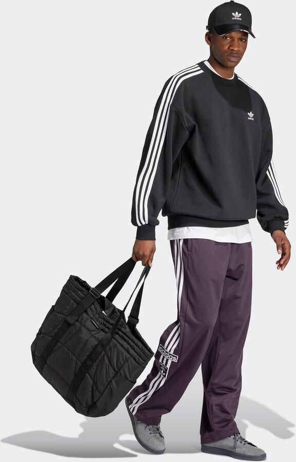 Adidas Originals Oversized 3-strepen crew sweatshirt Men Hoodies & Sweaters zwart Maat XL Kleding - Foto 5