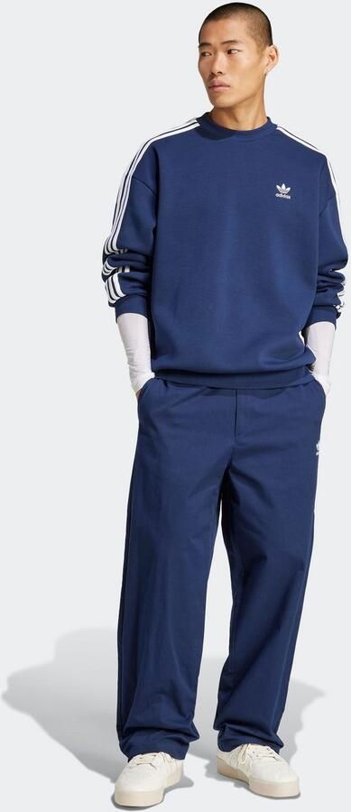 Adidas Originals Oversized 3-strepen crew sweatshirt Men Hoodies & Sweaters blauw Maat XL Kleding - Foto 6
