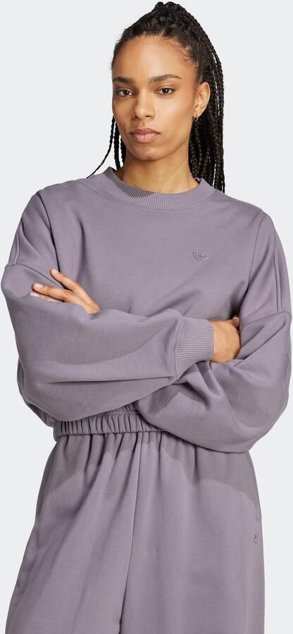 Adidas Originals Premium Essentials Oversized Sweatshirt Grijs- Dames Grijs - Foto 7