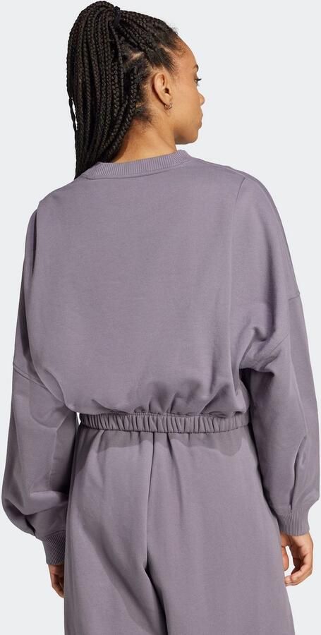 Adidas Originals Premium Essentials Oversized Sweatshirt Grijs- Dames Grijs - Foto 5