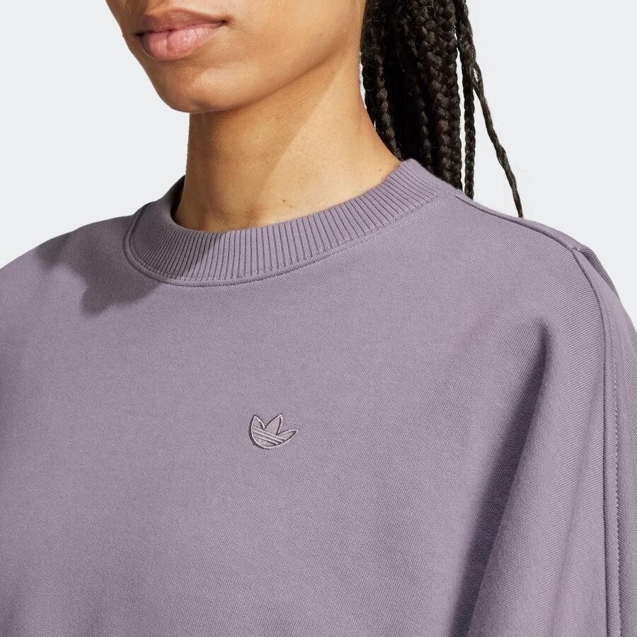 Adidas Originals Premium Essentials Oversized Sweatshirt Grijs- Dames Grijs